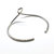 Timeless Classic Silver Reversible Teardrop Awareness Bangle