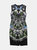 Alexander Mcqueen Women's Flowers / Black Garden Flower Sleeveless Midi Dress - Flowers / Black