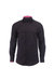 Alexandra Mens Roll Sleeve Hospitality Work Shirt (Black/ Pink) - Black/ Pink