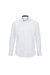 Alexandra Mens Roll Sleeve Hospitality Work Shirt (White/ Royal) - White/ Royal