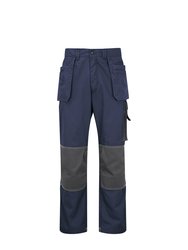 Alexandra Mens Tungsten Holster Work Pants (Navy/Grey) - Navy/Grey
