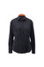 Alexandra Womens/Ladies Roll Sleeve Hospitality Work Shirt (Black/ Orange) - Black/ Orange