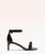 Clarita 60 Tresse Sandal Black - Black