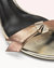 Clarita Double 85 Metallic  Sandal - Chocolate