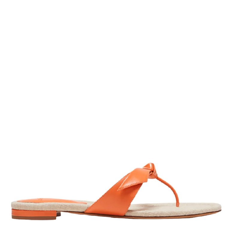 Women's Asymmetric Clarita Flat Sandal In Crush - Crush