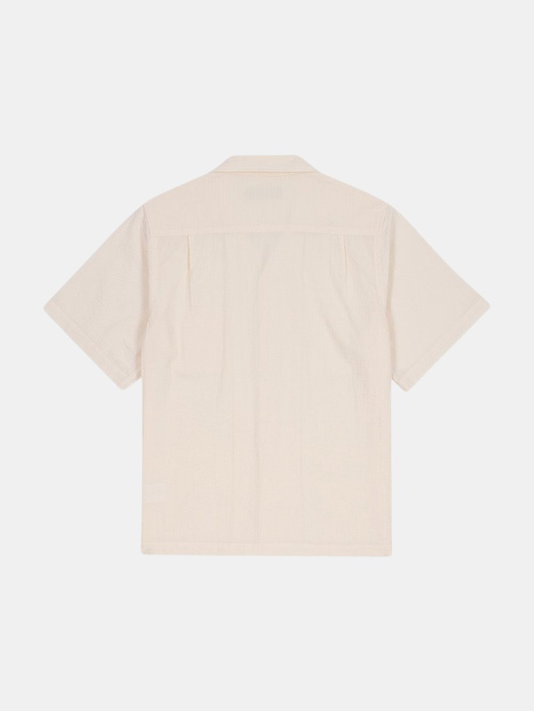 Classic Short Sleeve Button Up - Seersucker