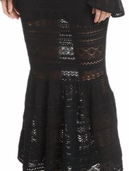 Darcie Knitted Dress - Black