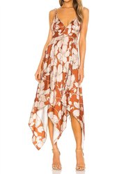 Gaiana Dress - Sand Floral