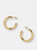 14K Gold 25MM Hoop Earrings