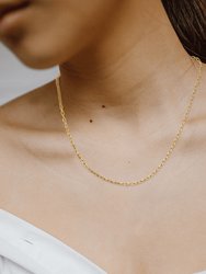 14K Gold Paperclip Chain 1.7mm