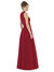 Sleeveless Pleated Skirt Dupioni Dress with Pockets - D611