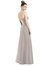 Strapless Notch Satin Gown with Pockets - D774