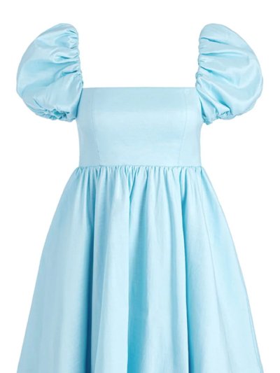 alice + olivia Women Sharilyn Puff Sleeve Square Neck Bowtie Back Mini Dress product