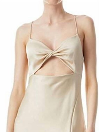 alice + olivia Harmony Twist Asymmetrical Midi Dress product