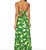 Karolina Maxi Dress In Sun Palm Off White