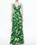 Karolina Maxi Dress In Sun Palm Off White