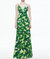 Karolina Maxi Dress In Sun Palm Off White