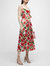 Samantha Cowl Neck Midi Dress - High Tea Floral