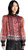 Women Bettina Top Allure Medallion Red Print Polyester Shirt - Red