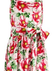 Women Samantha Cowl Neck Midi Dress - High Tea Floral - Multicolor