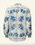 Poet Blue China Panel Blouse