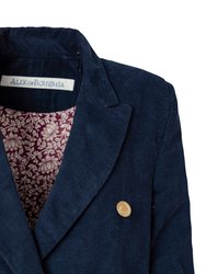 Wade Indigo Corduroy Coat