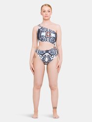 Mombasa Asymmetric One Piece (Cold Print)