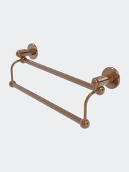 Double Towel Bar In 18 Inch - Brushed Bronze