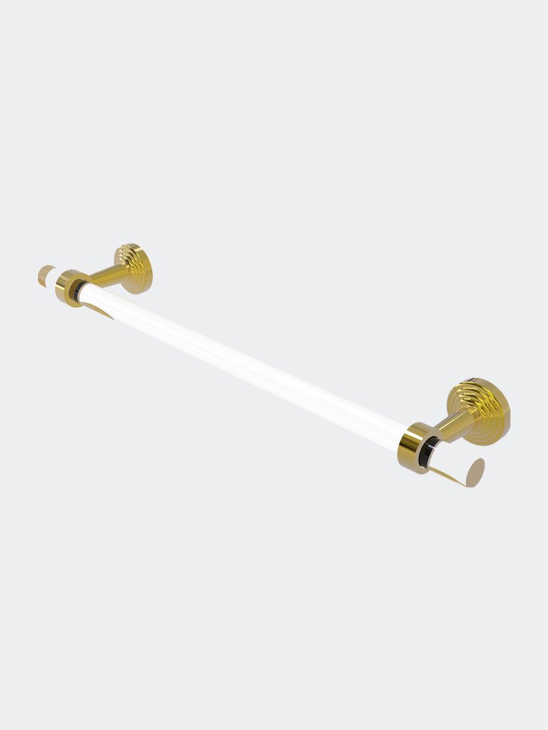 Pacific Beach Collection 18" Towel Bar - Polished Brass