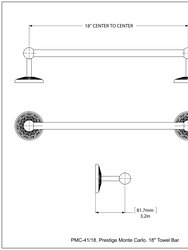 Prestige Monte Carlo Collection 18" Towel Bar