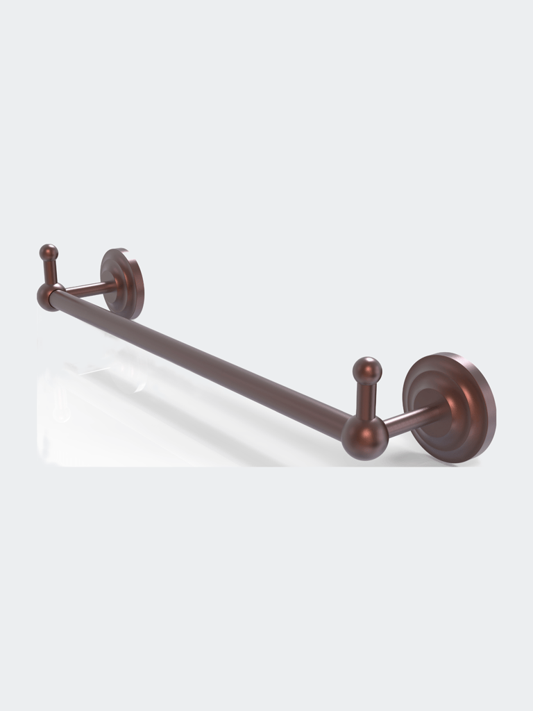 Prestige Que New Collection 24" Towel Bar With Integrated Pegs - Antique Copper