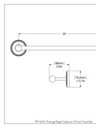 Prestige Regal Collection 24" Towel Bar