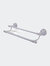 Que New Collection 30" Double Towel Bar - Satin Chrome