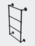 Que New Collection 4 Tier 24" Ladder Towel Bar With Dotted Detail - Oil Rubbed Bronze