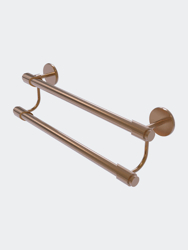 Tribecca Collection 18" Double Towel Bar - Brushed Bronze