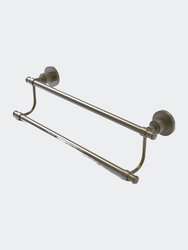 Washington Square Collection 18" Double Towel Bar - Antique Brass