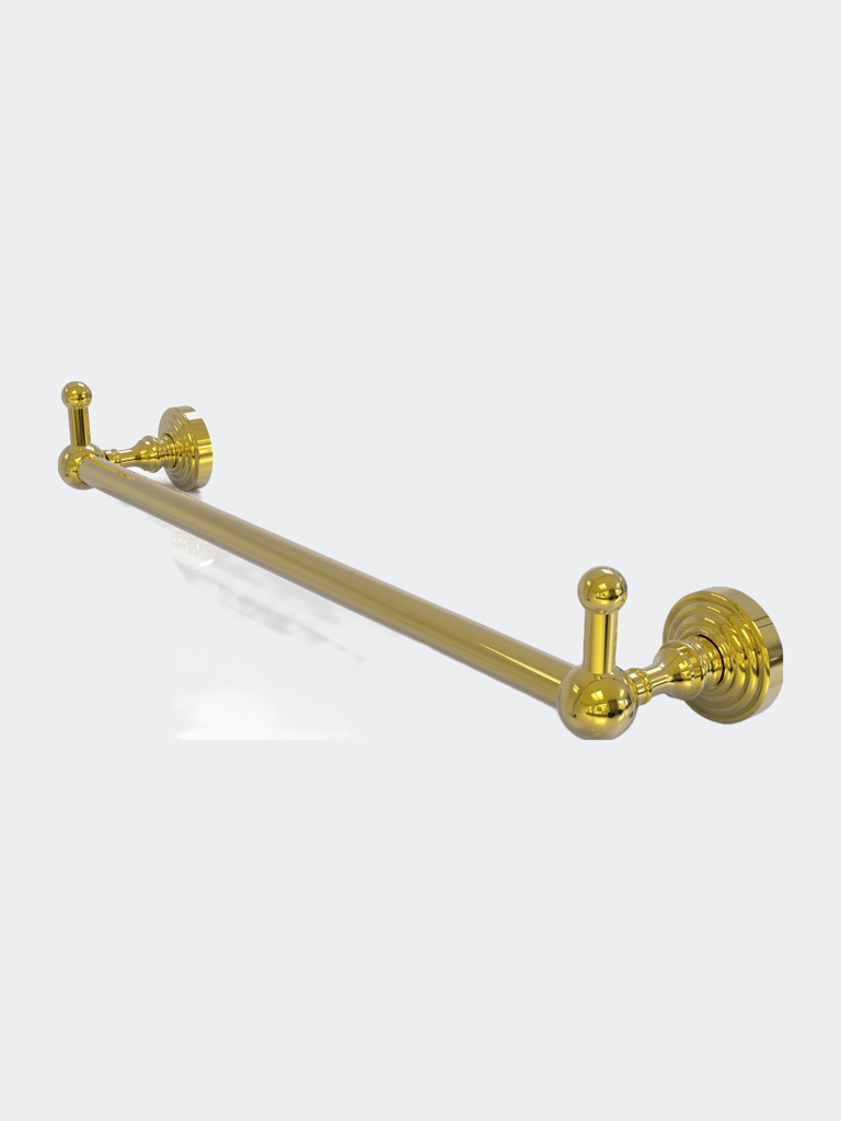 Waverly Place Collection 18" Towel Bar With Integrated Pegs - Polished Brass