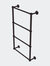 Waverly Place Collection 4 Tier 24" Ladder Towel Bar with Twisted Detail - Antique Bronze