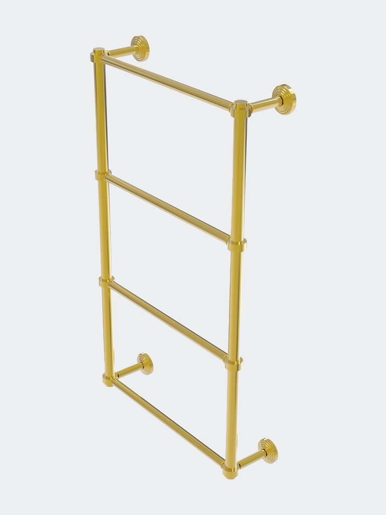 Waverly Place Collection 4 Tier 30" Ladder Towel Bar - Polished Brass