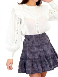 Emmie Skirt - Black Tie-Dye Multi