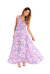 Margo Maxi Dress - Pink Ikat