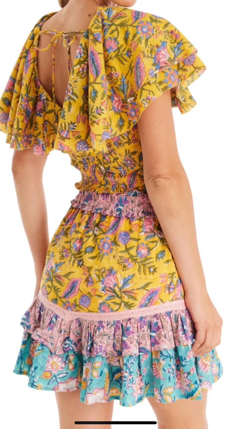 Sasha Mini Skirt In Floral Mix