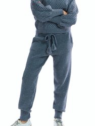 Cozy Knit Pants - Grey