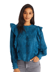 Sara Blouse - Teal