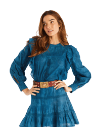 Sara Blouse - Teal - Teal