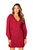 Smocked Long Sleeve Dress - Raspberry - Raspberry