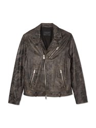 Drury Leather Biker Jacket