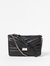 Justine Leather Crossbody Bag - Black