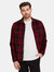 Medora Long Sleeve Plaid Shirt - Red