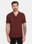 Stellar Short Sleeve Button Down Shirt - Oxblood Red